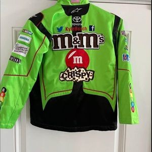 Kyle Busch racing jacket.  Size small.  My kid barely wore it